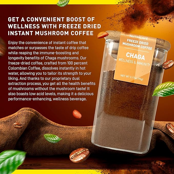 Freeze Dried Chaga Instant Coffee - EnerHealth Botanicals