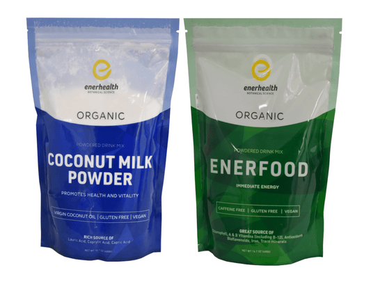 Enerfood & Coconut Milk Powder Combo - EnerHealth Botanicals