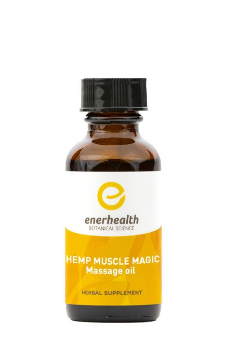 Hemp Muscle Magic Massage Oil - EnerHealth Botanicals