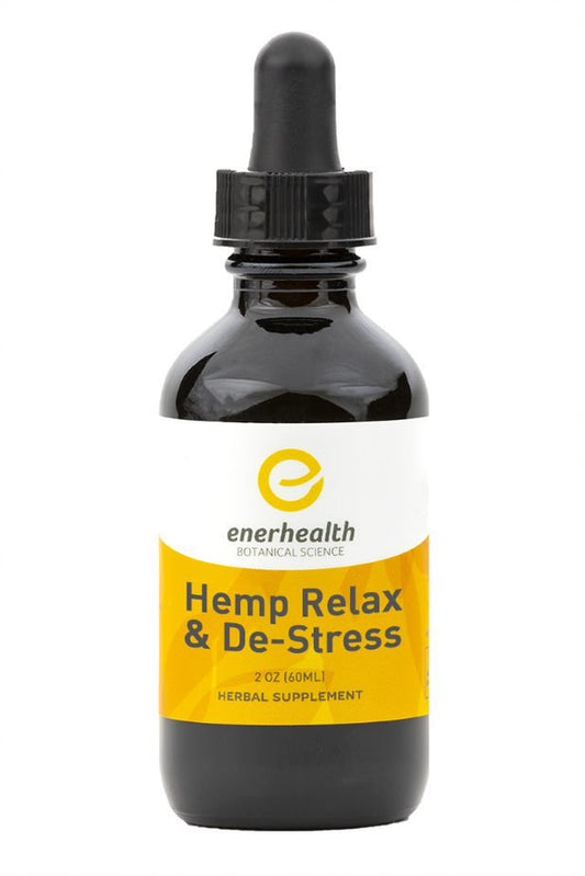 Hemp Relax & De-Stress Oil - EnerHealth Botanicals