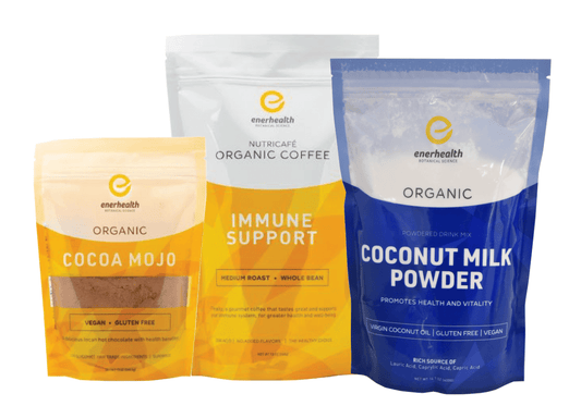 NutriCafé™ Cocoa Mojo & Coconut Milk Powder Combo - EnerHealth Botanicals