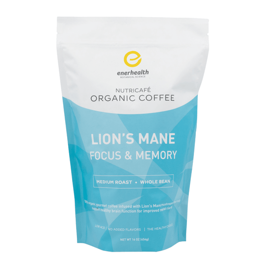 NutriCafé™ Organic Lion's Mane Coffee 16 oz - EnerHealth Botanicals