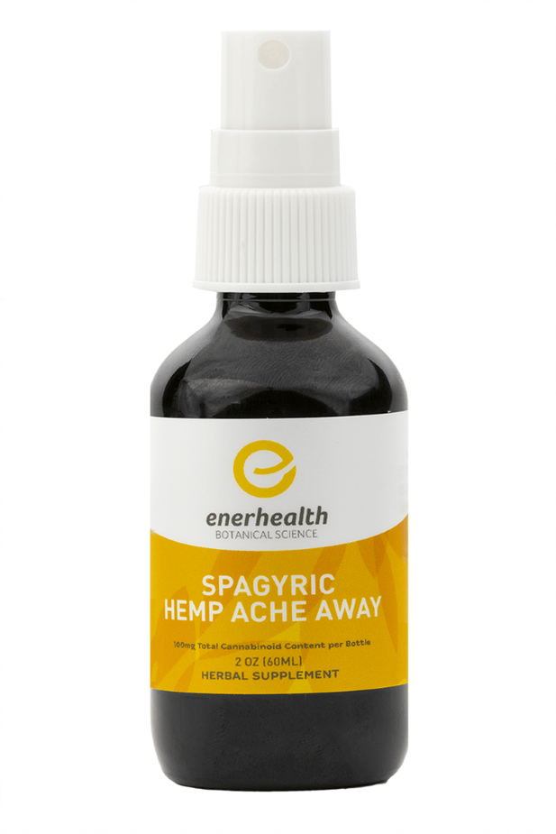 Spagyric Hemp Ache Away Topical Spray - EnerHealth Botanicals
